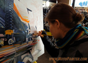 MotoPainter in actions at Latus Motors